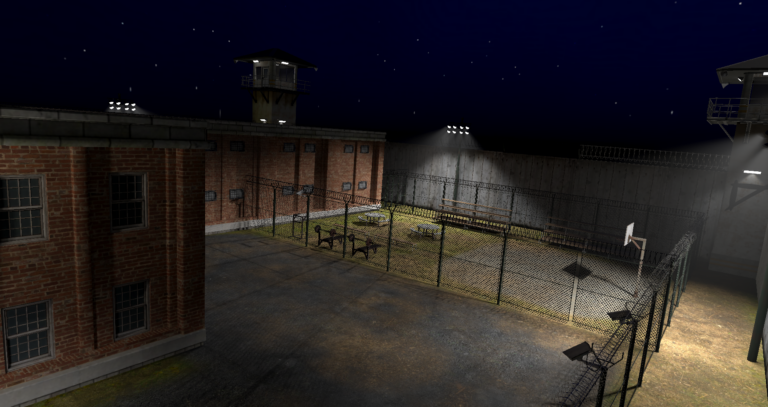 Prison Courtyard